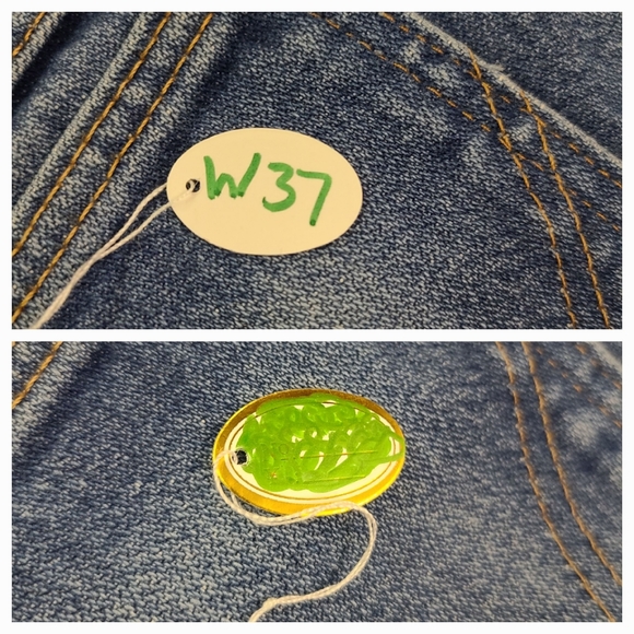 Wrangler Cut-Off Denim High Waist Shorts 37" - Picture 13 of 13